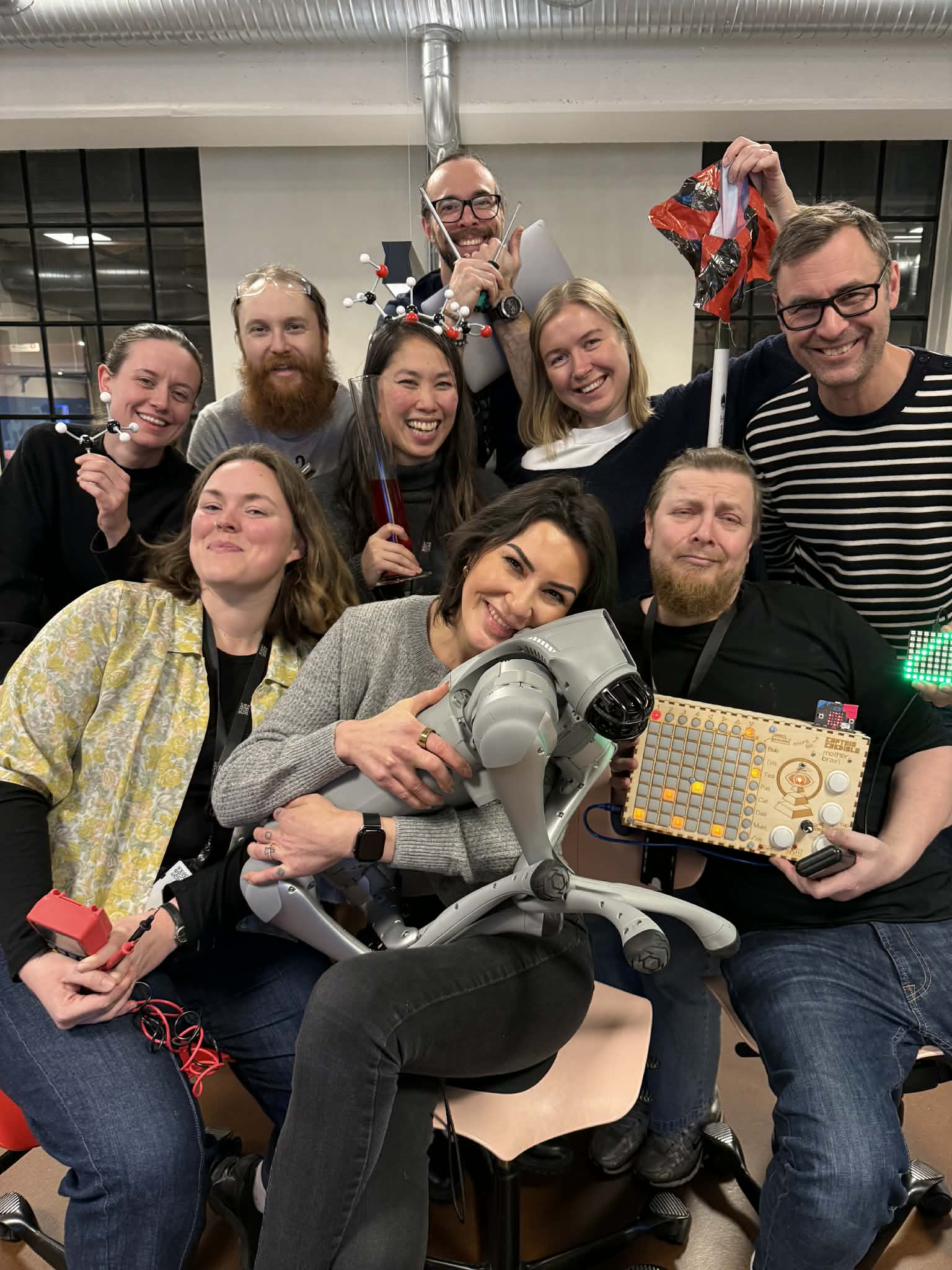 Ni ansatte fra Talentsenteret