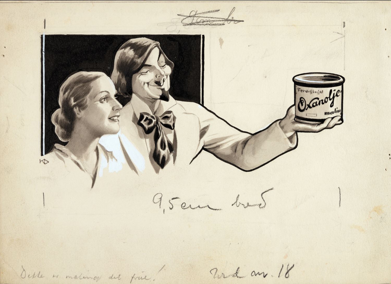 Motiv av «Maler´n til Bjercke» 