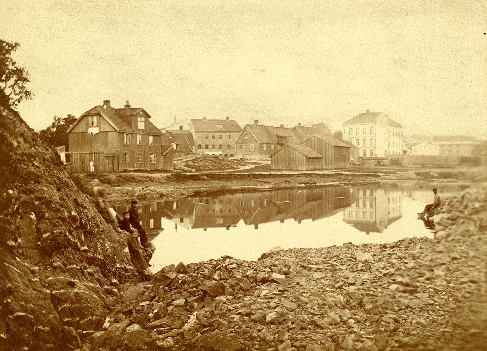 Tomten som Akers Mek kjøpte i 1868. Foto.